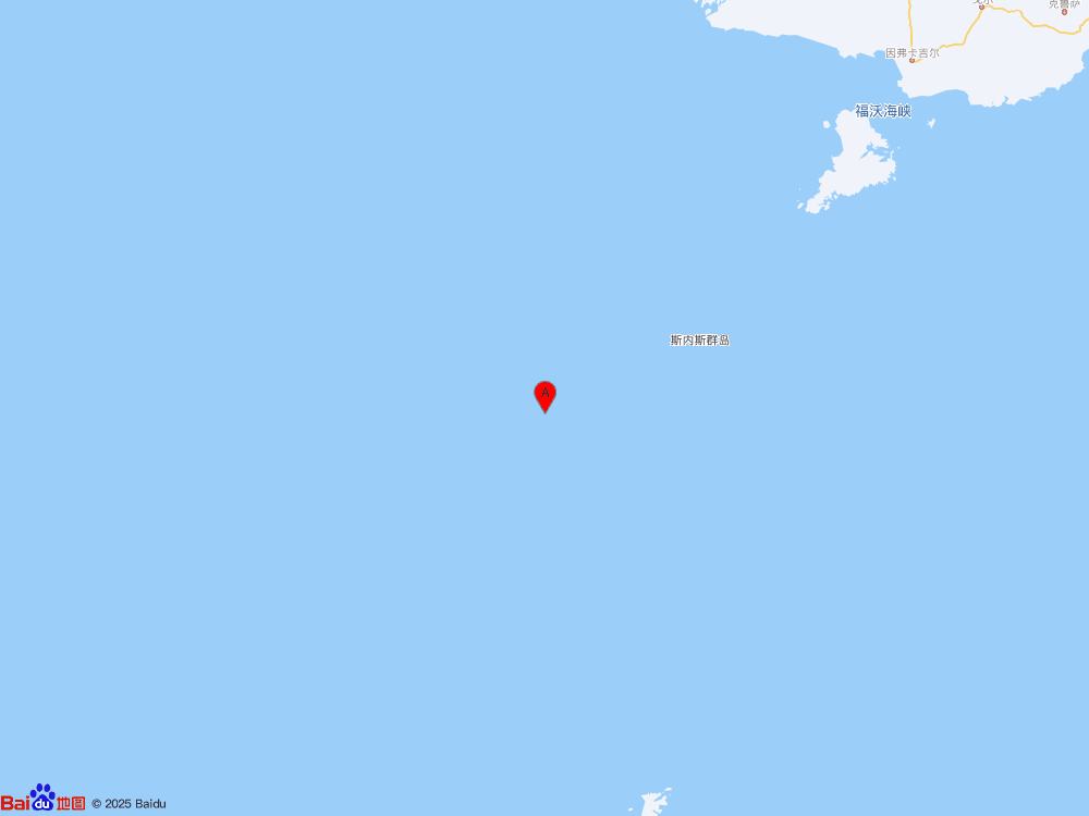 新西兰南岛西岸远海（北纬-48.40度，东经165.25度）发生6.2级地震