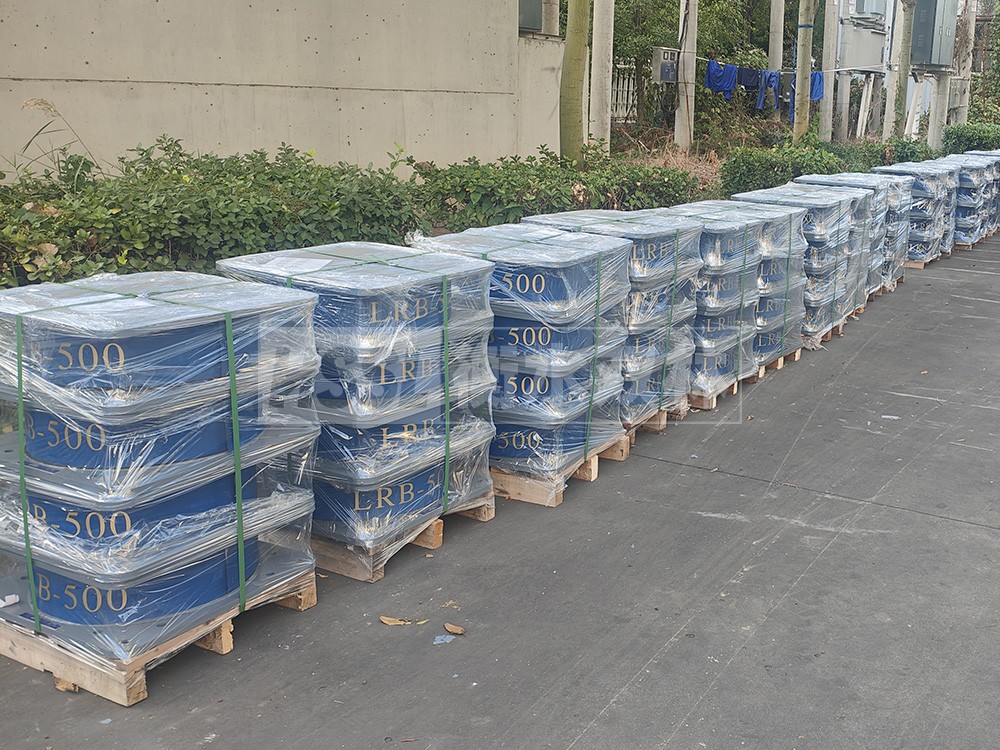 LRB500铅芯橡胶隔震支座厂家 建筑铅芯减震支座厂家 隔震支座减震生产厂家